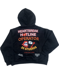 CROPPED HEARTBREAK HOTLINE SWEATER