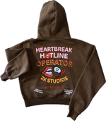 CROPPED HEARTBREAK HOTLINE SWEATER